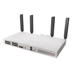 Mikrotik router with multiple antennas and network ports